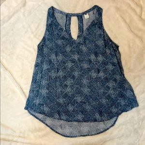 Blue and White Old Navy Tank